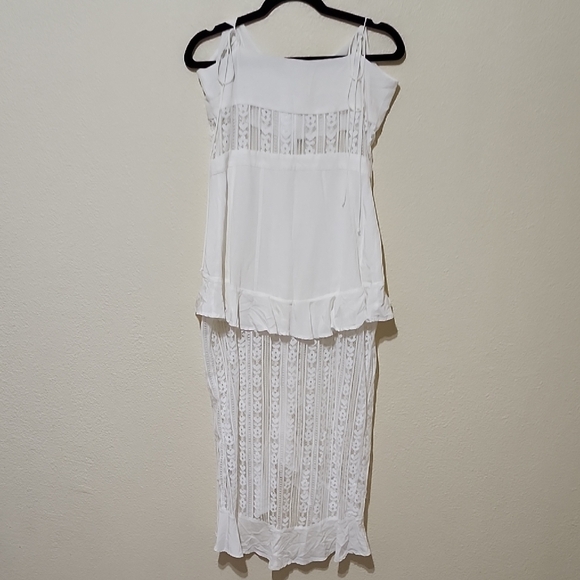 For Love And Lemons White Peplum Sheath Dress - Picture 8 of 15